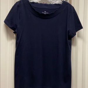 Pima cotton scallop neck tee